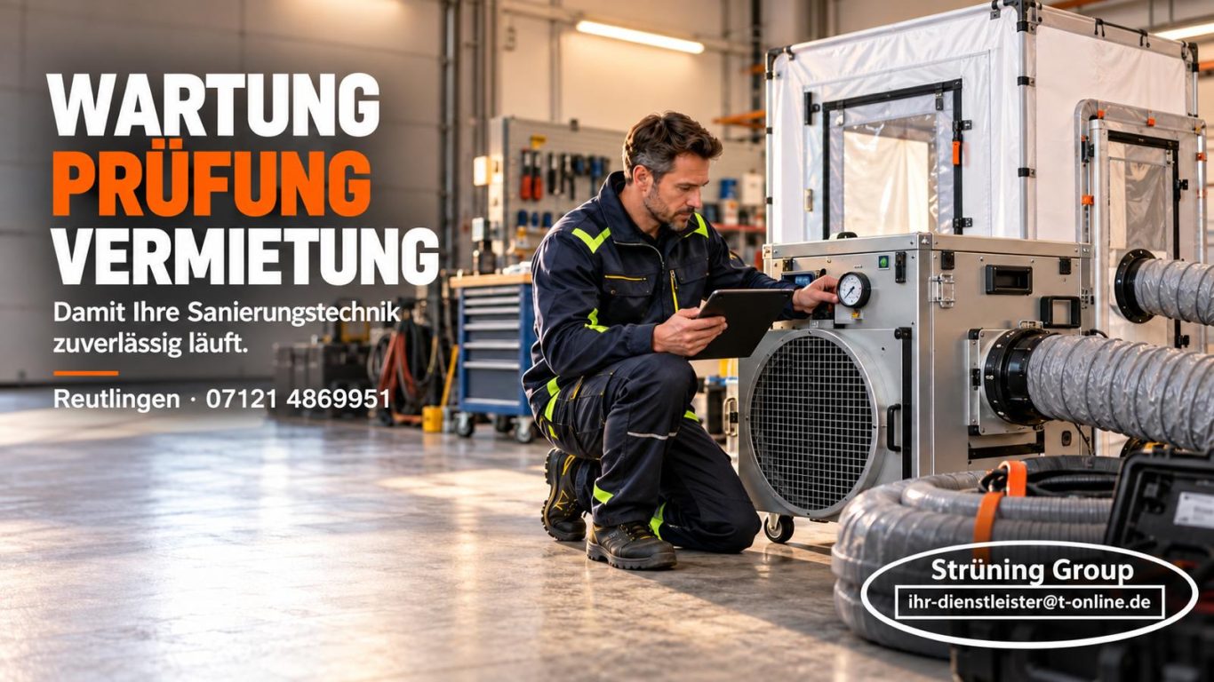 Wartung / Prüfung / Vermietung