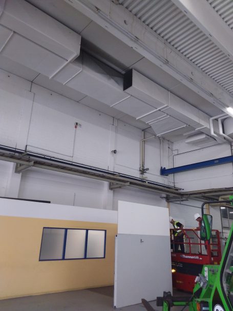 Lüftungskanal Demontage