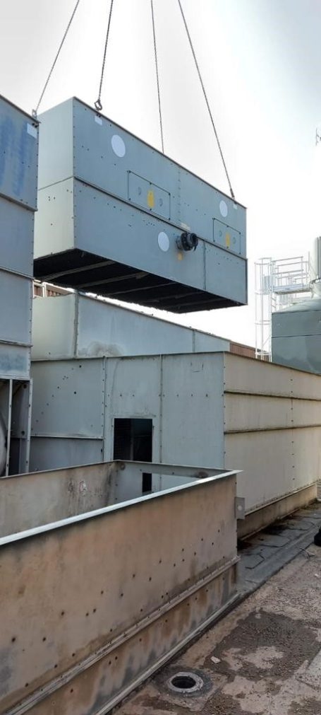 Lüftungsgerät zur Demontage