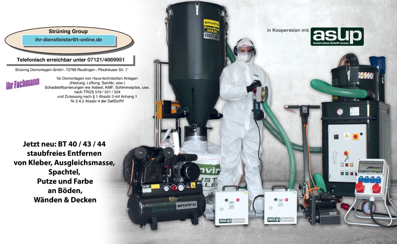 BT 40 BT 43 BT 44 Industrieanlagen mit Maschinen und einem Arbeiter in Schutzkleidung, auf hellem Hintergrund.