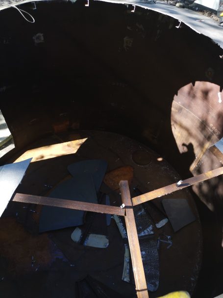 Demontage Ölspeicher