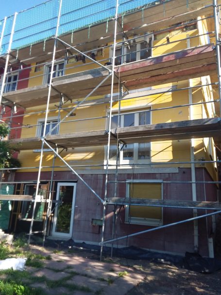 Wohnhaus nach Demontage