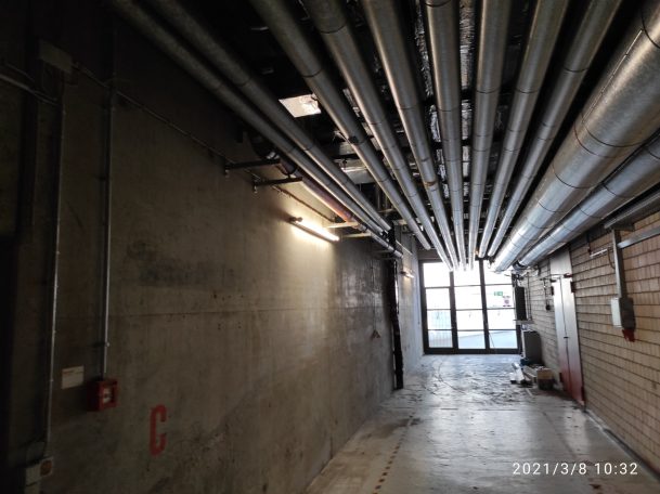 Demontage Heizleistung und KMF Isolierung