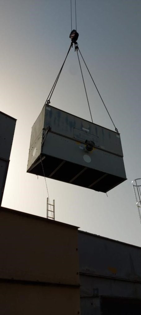 Demontage von Lüftungsgeräten