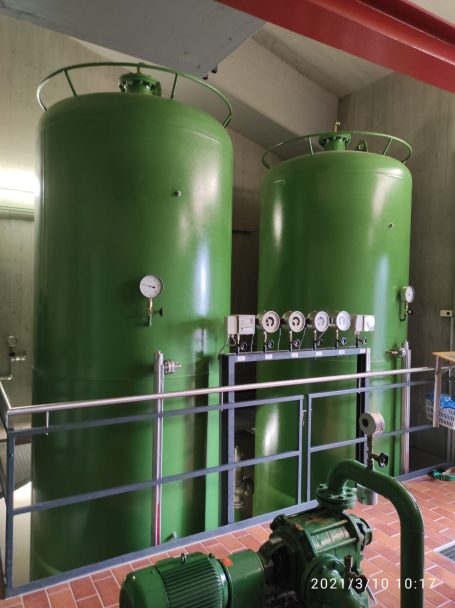 Demontage Wasserspeicher