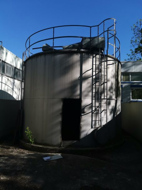 Demontage Ölspeicher