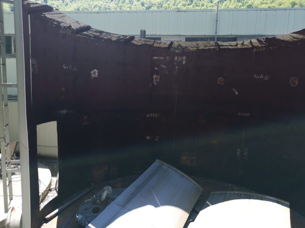 Demontage Ölspeicher